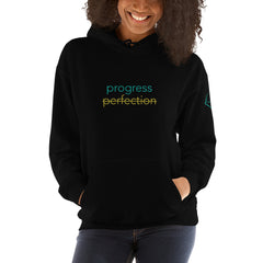 progress over perfection hoodie