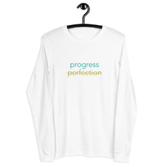 progress over perfection long sleeve tee